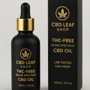 Premium CBD oil USA full-spectrum hemp extract by CBD Leaf Shop