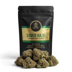 Suver Haze Premium Hemp Flower – High-CBD Strain