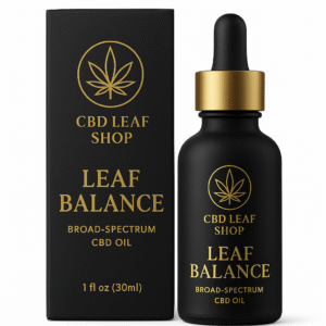 Premium CBD oil USA full-spectrum hemp extract by CBD Leaf Shop