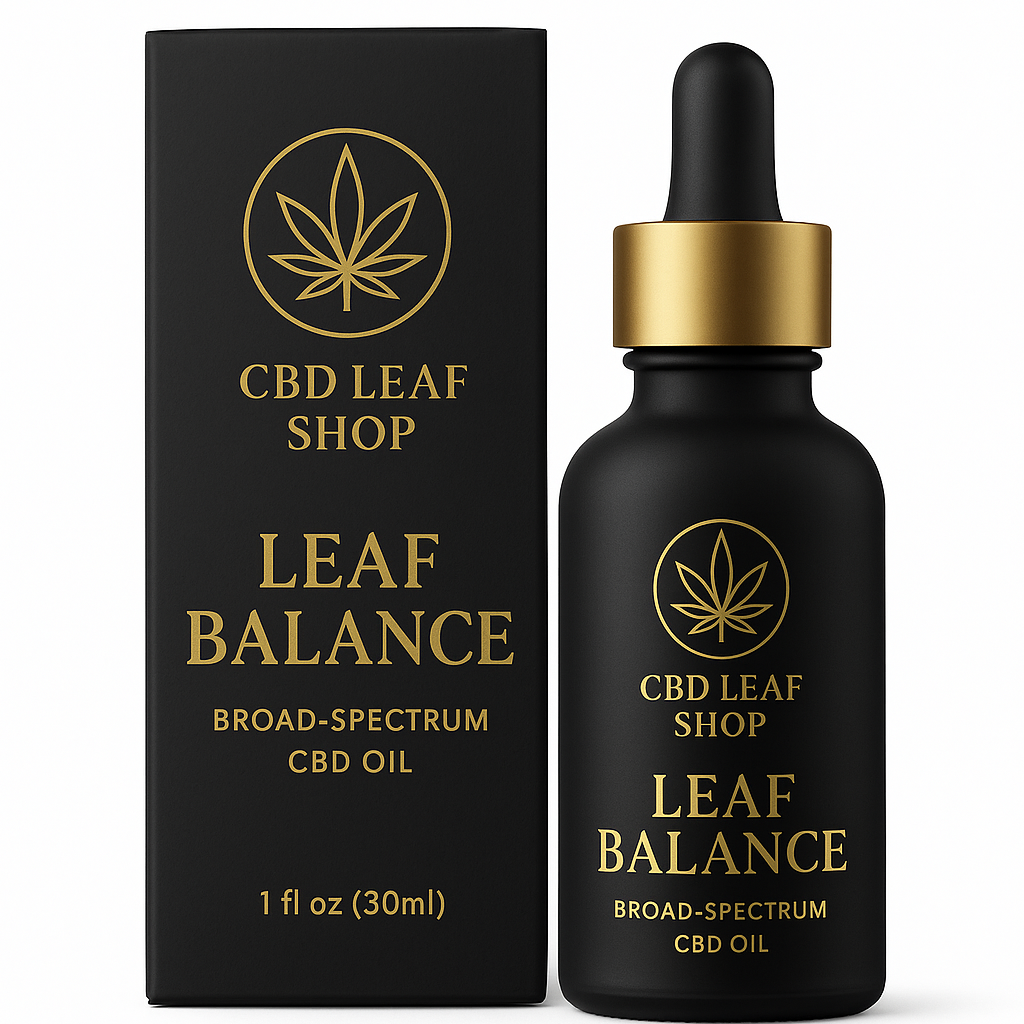 Premium CBD oil USA full-spectrum hemp extract by CBD Leaf Shop