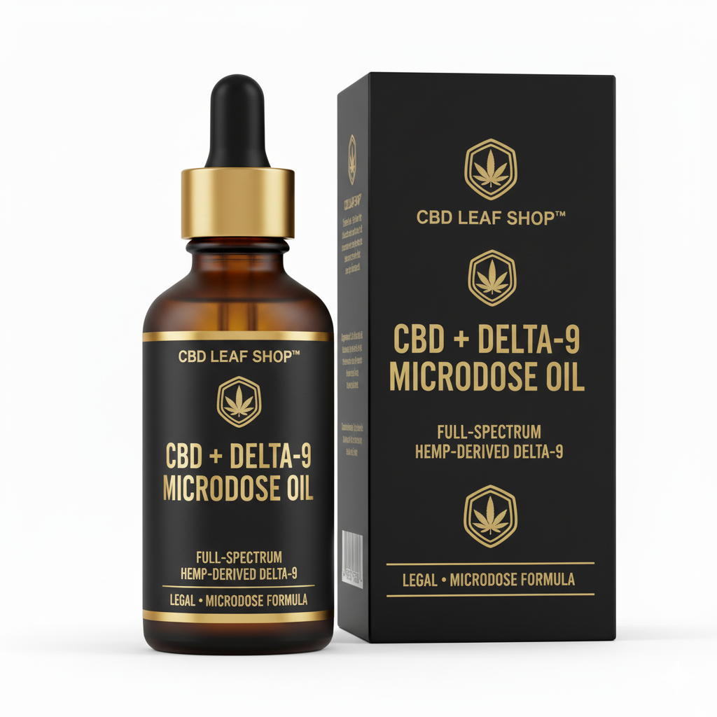 CBD + Delta-9 Microdose Oil Calm & Relief Blend - Image 4
