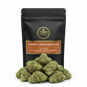 Pineberry – Premium CBD Hemp Flower (Pine–Tropical Aroma)