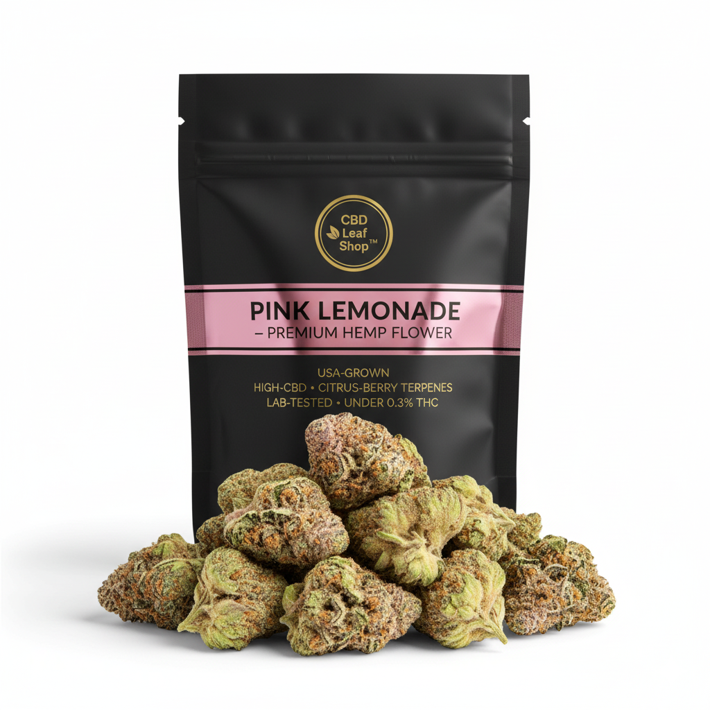 Pink Lemonade – Premium CBD Hemp Flower (Citrus–Berry Aroma • USA-Grown)