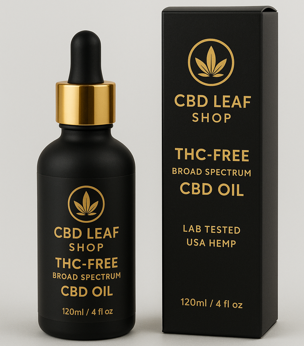 Premium CBD oil USA full-spectrum hemp extract by CBD Leaf Shop