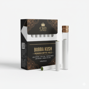 Bubba Kush CBD Pre-Rolls – Premium USA-Grown Hemp | Relaxing • Earthy • High-CBD