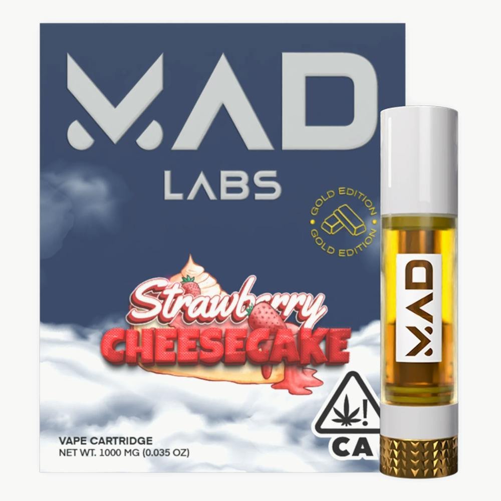 Mad Labs - Strawberry Cheesecake - Vape Cartridge 1G