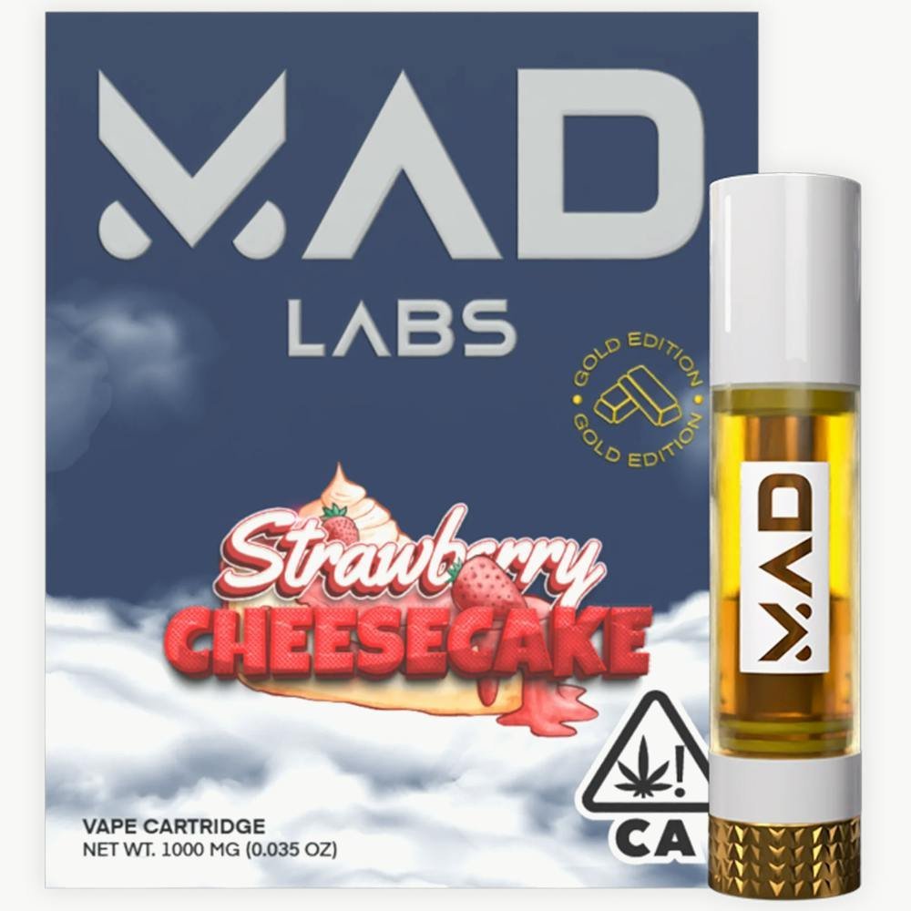 Mad Labs - Strawberry Cheesecake - Vape Cartridge 1G - Image 2