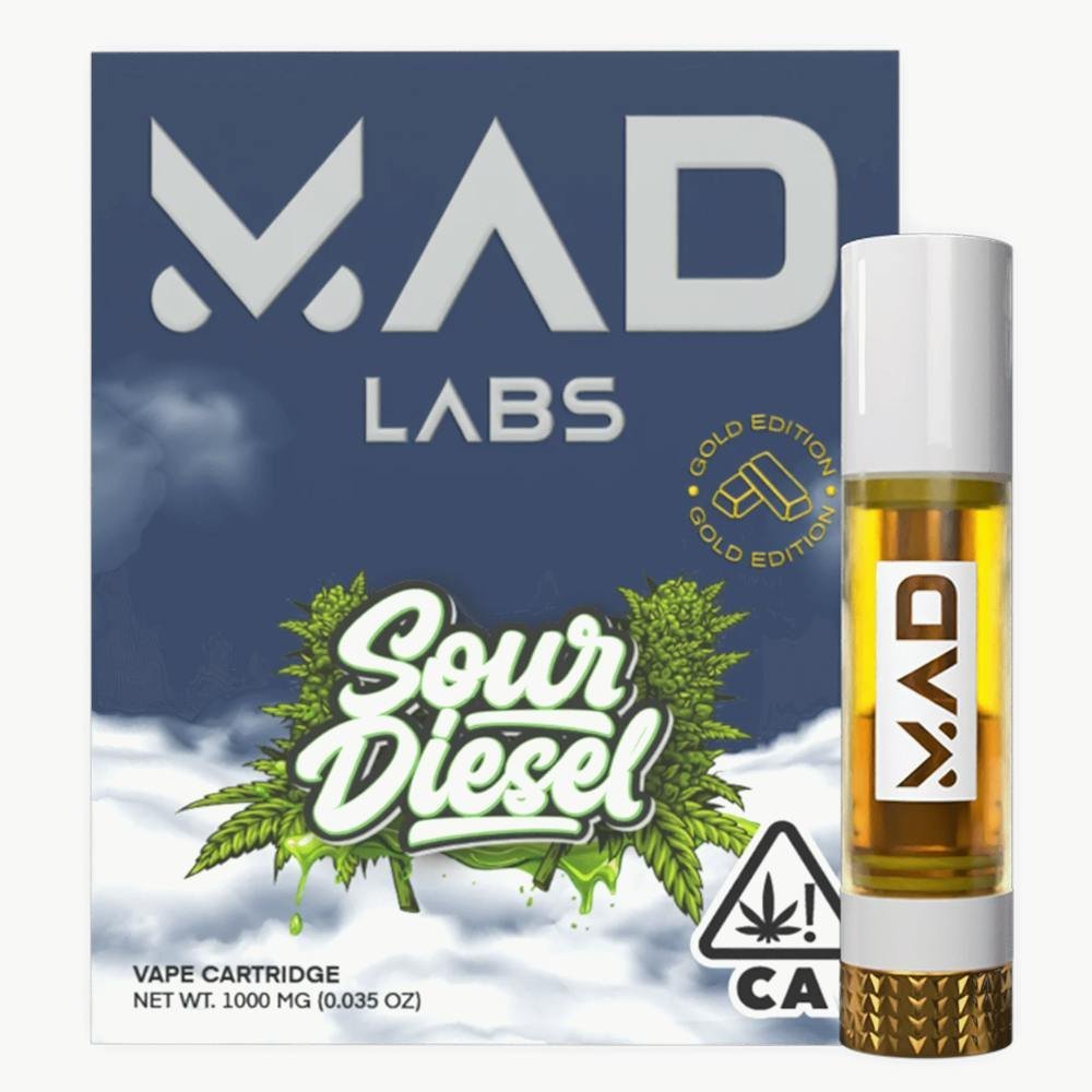Mad Labs - Sour Diesel - Vape Cartridge 1G