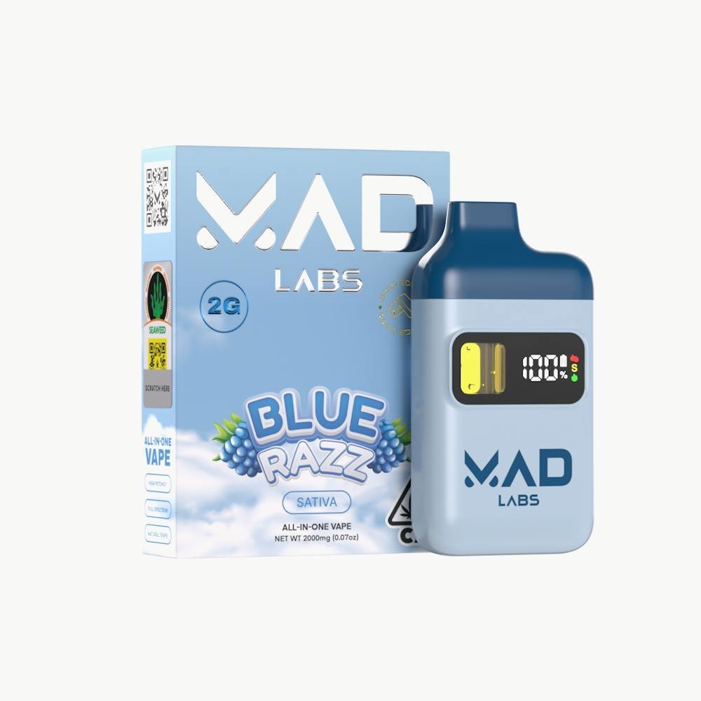 Mad Labs - Blue Razz - All-in-One Gold Edition 2G