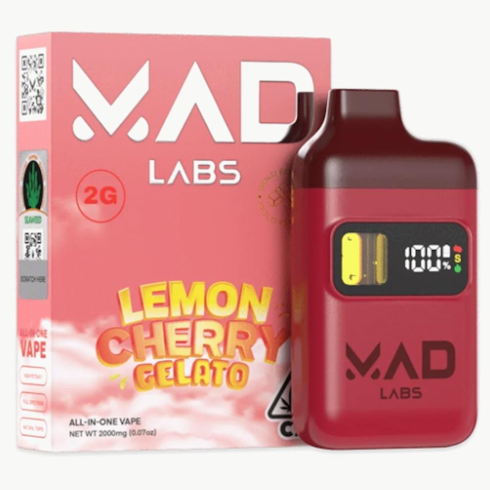 Mad Labs | Lemon Cherry Gelato | Disposable | 2g