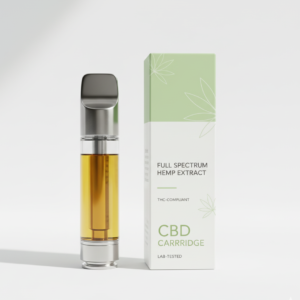 CBD Vape Cartridge – Full Spectrum Hemp Extract (510 Thread)