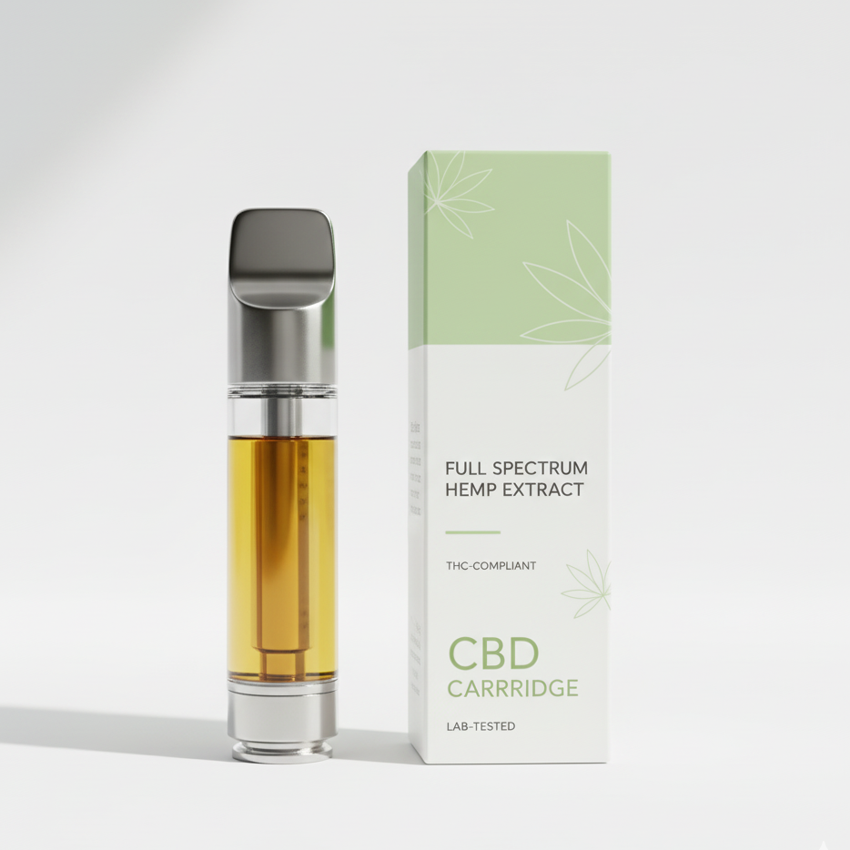 CBD Vape Cartridge – Full Spectrum Hemp Extract (510 Thread)