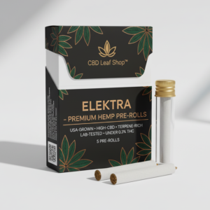 Elektra CBD Pre-Rolls – Premium USA-Grown Hemp | High-CBD • Earthy • Terpene-Rich