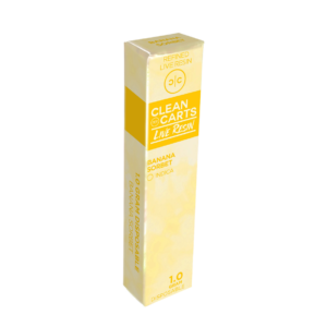 BANANA SORBET Clean Carts 1.0G Refined Live Resin