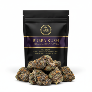 Bubba Kush Premium CBD Hemp Flower – Indica-Dominant