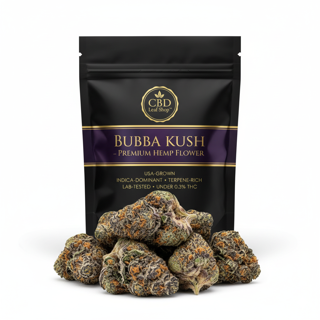 Bubba Kush Premium CBD Hemp Flower – Indica-Dominant