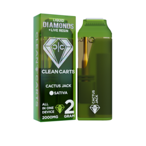 Cactus Jack 2g Clean Carts – Premium THC Vape Cartridge