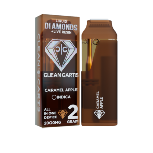 Caramel Apple Clean Carts – Premium THC Vape Cartridge