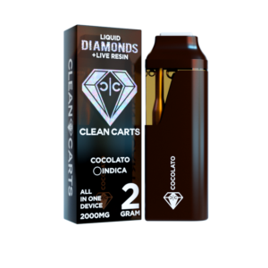 Cocolato 2G Clean Carts – Liquid Diamonds + Live Resin All-in-One Vape Cartridge
