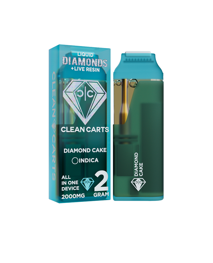 Diamond Cake Clean Carts – Premium THC Vape Cartridge