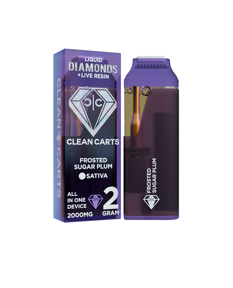 Frosted Sugar Plum Clean Carts – Premium THC Vape Cartridge