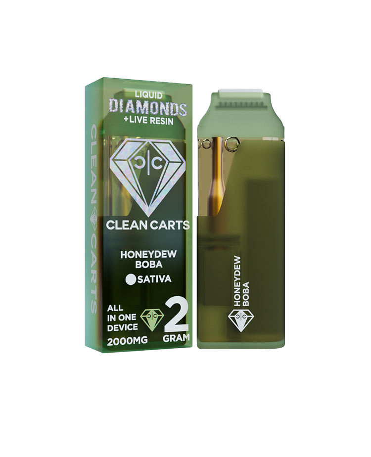Honeydew Boba Clean Carts – Premium THC Vape Cartridge