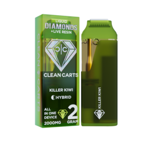 Killer Kiwi 2g Clean Carts – Premium THC Vape Cartridge