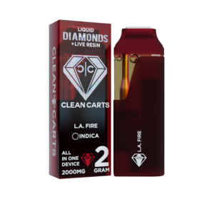 L.A. Fire 2G Clean Carts – Premium THC Vape Cartridge
