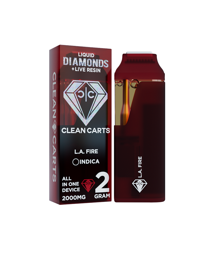 L.A. Fire 2G Clean Carts – Premium THC Vape Cartridge