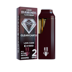 LAVA CAKE 2G Clean Carts LIQUID DIAMONDS + LIVE RESIN