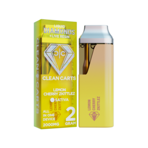 LEMON CHERRY ZKITTLEZ 2G Clean Carts LIQUID DIAMONDS + LIVE RESIN
