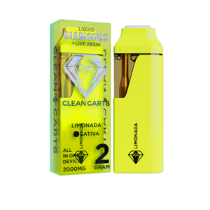 Limonada 2G Clean Carts – Liquid Diamonds + Live Resin All-in-One Vape Cartridge