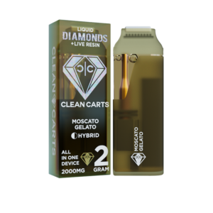 Moscato Gelato 2G Clean Carts – Premium THC Vape Cartridge