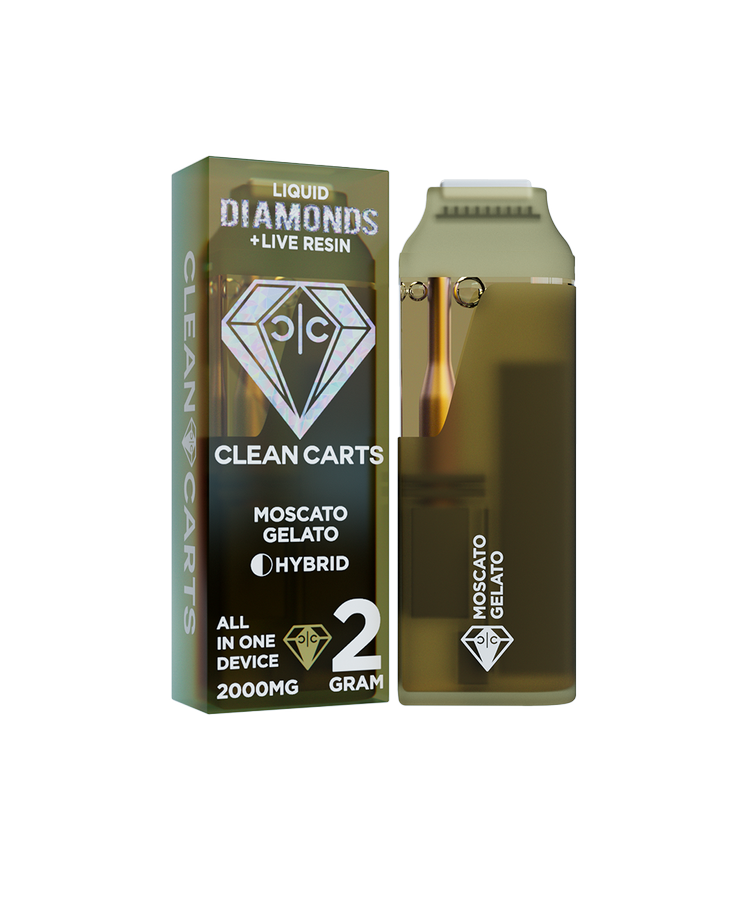 Moscato Gelato 2G Clean Carts – Premium THC Vape Cartridge