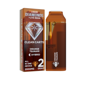 Orange Tsunami 2G Clean Carts – Premium THC Vape Cartridge
