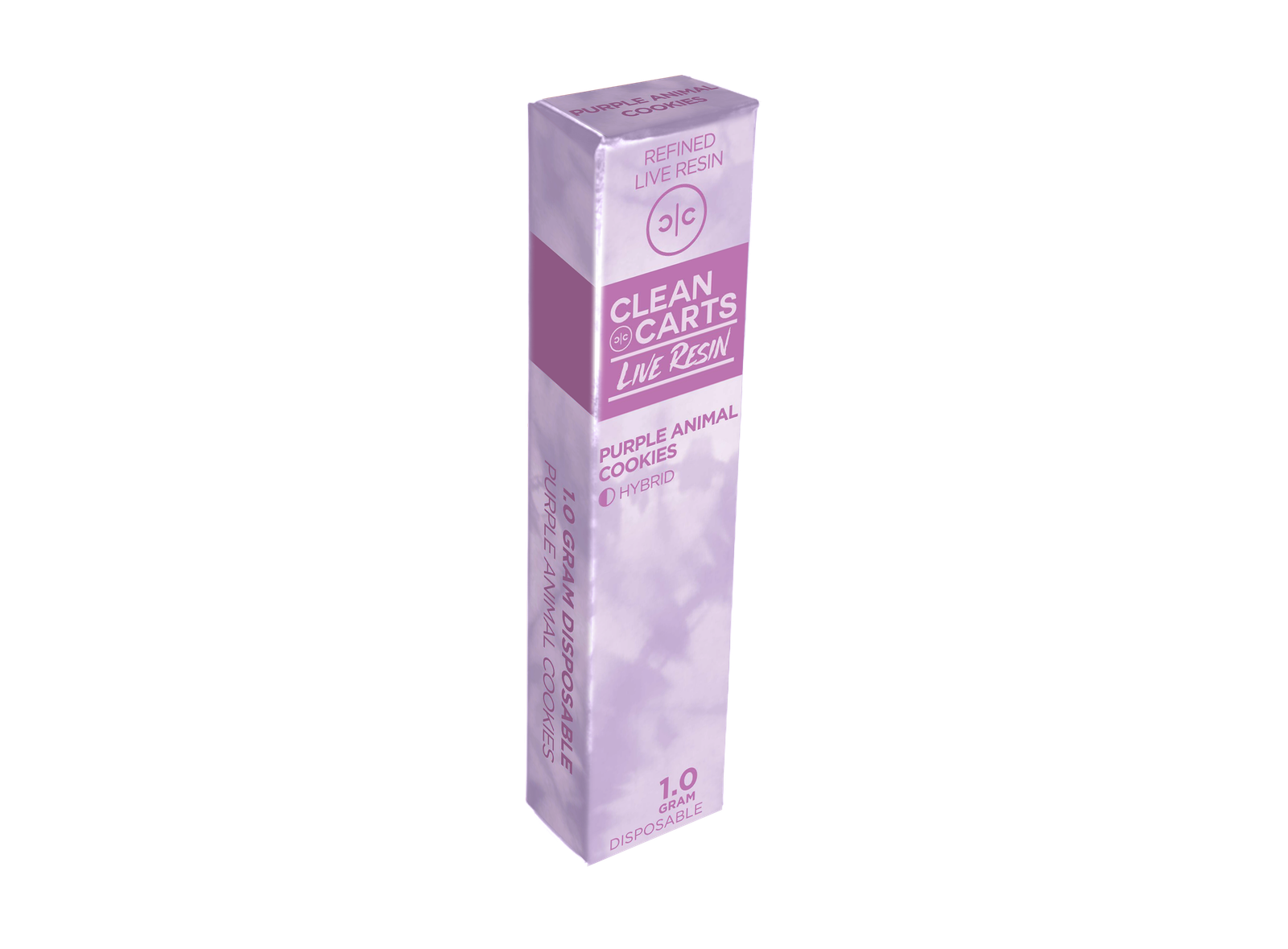 PURPLE ANIMAL COOKIES Cake Clean Carts Live Resin
