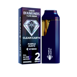 Purple Runtz 2G Liquid Diamond Live Resin –THC Vape Cartridge