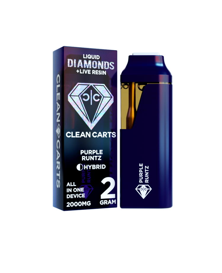 Purple Runtz 2G Liquid Diamond Live Resin –THC Vape Cartridge