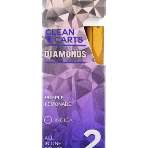 PURPLE LEMONADE 2G Clean Carts LIQUID DIAMONDS + LIVE RESIN