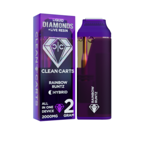 Rainbow Runtz 2G Clean Carts – Premium THC Vape Cartridge