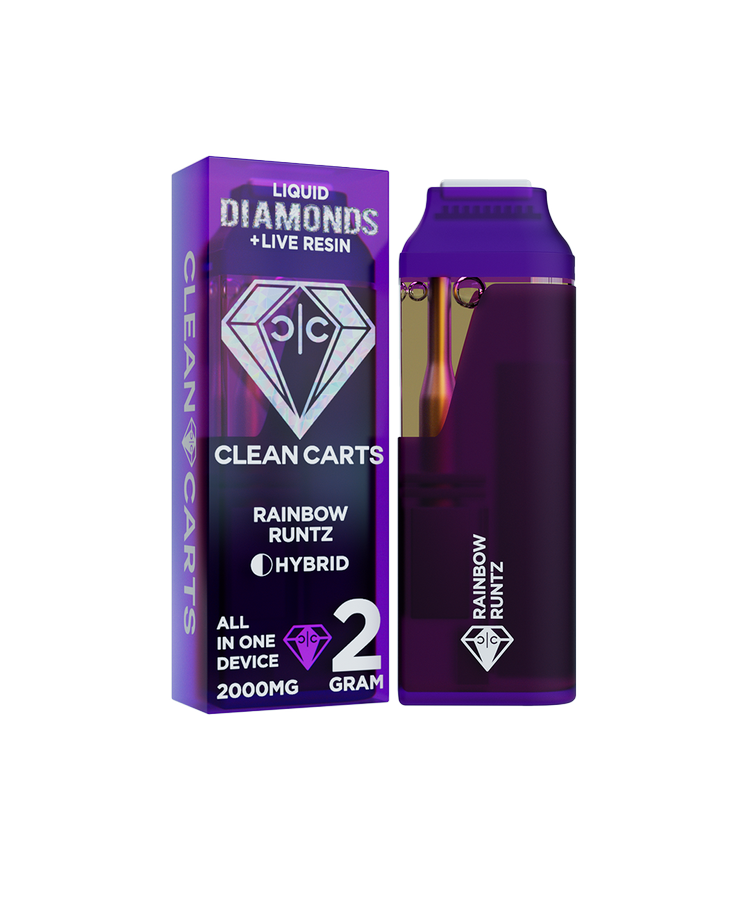 Rainbow Runtz 2G Clean Carts – Premium THC Vape Cartridge