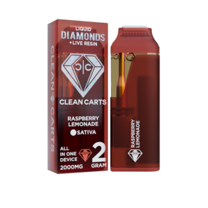 Raspberry Lemonade 2G Clean Carts – Premium THC Vape Cartridge