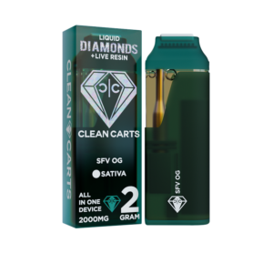 SFV OG 2G Clean Carts – Premium THC Vape Cartridge