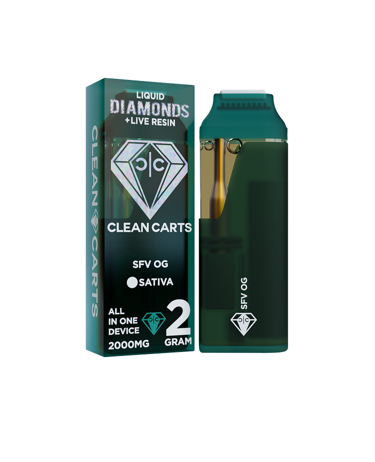 SFV OG 2G Clean Carts – Premium THC Vape Cartridge