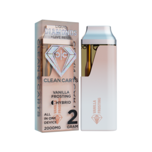 VANILLA FROSTING 2G Clean Carts LIQUID DIAMONDS + LIVE RESIN