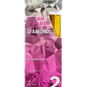 WEDDING PIE 2G Clean Carts LIQUID DIAMONDS + LIVE RESIN